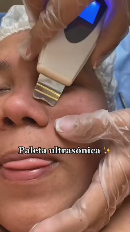 Paleta Masajeador Ultrasonico Facial